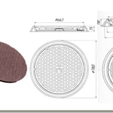 Люк чугунный телефонный тип "Л" , "Т"