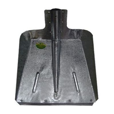 Лопата для снега оцинкованная толщина 1 мм 410*460 мм