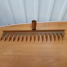 Грабли витые, эмаль без черенка