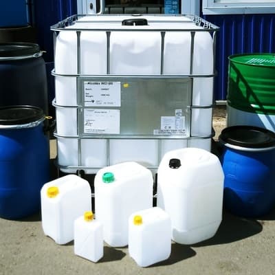 Ёмкость пластикова кубовая в металлической обрешетке (Еврокуб) 1000 л б/у