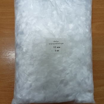 Фибра полипропиленовая 12 мм