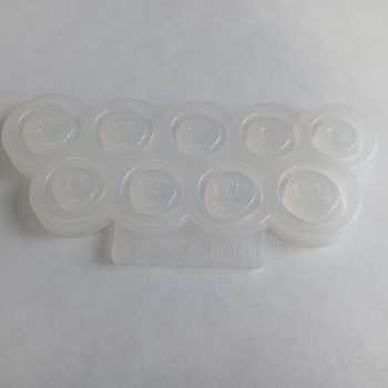 Силиконовый молд "кольца простые"