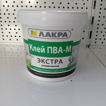 Клей ПВА-М Лакра универсальный Экстра
